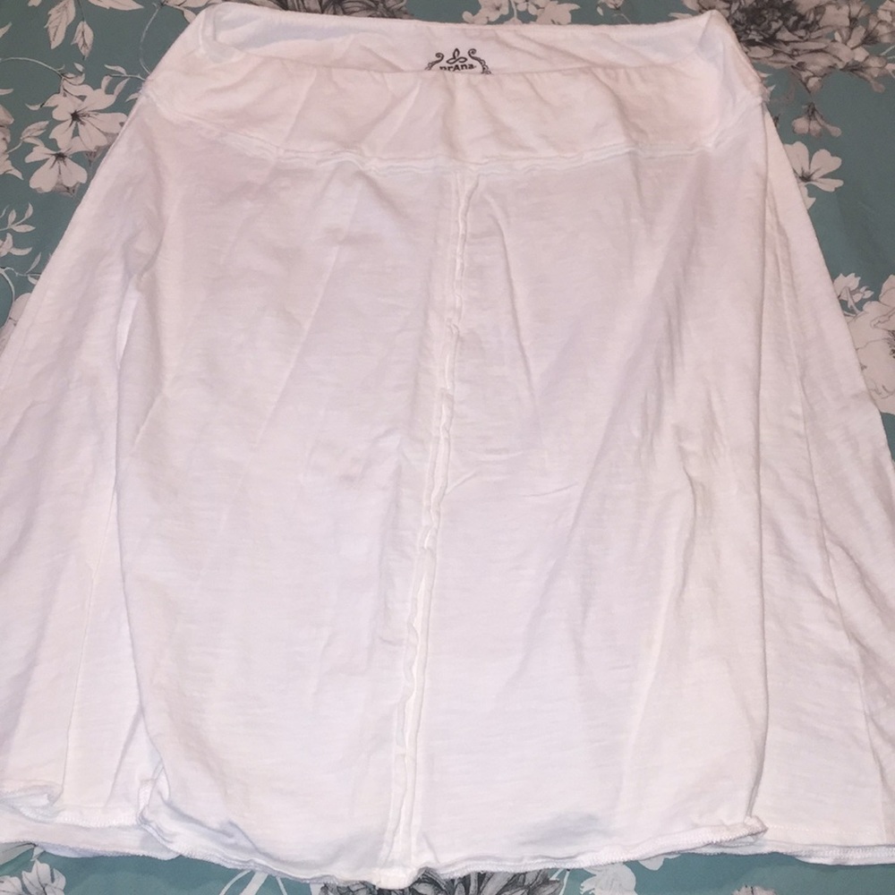 White Cotton Prana skirt